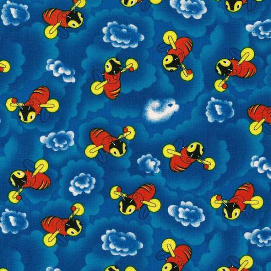 Buzzy Bee Clouds 101 Fat Quarter